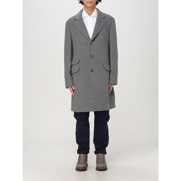 Brunello Cucinelli Coat Men Grey